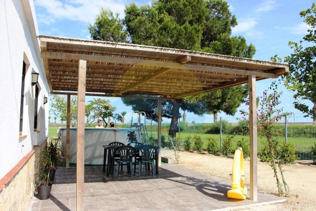 Quet - Casa Rural Con Piscina Privada En El Delta Del Ebro - Deltavacaciones Deltebre Eksteriør bilde