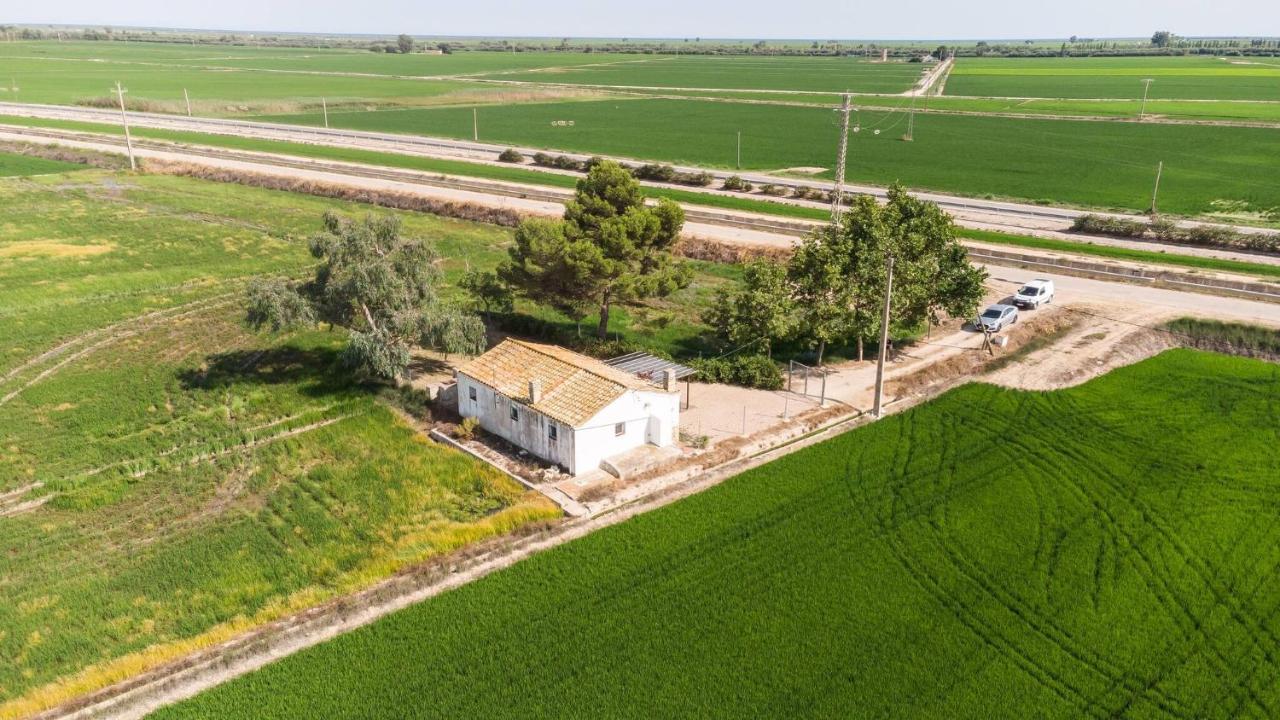 Quet - Casa Rural Con Piscina Privada En El Delta Del Ebro - Deltavacaciones Deltebre Eksteriør bilde