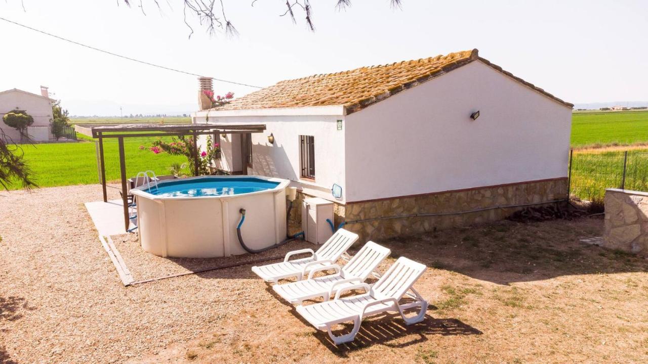 Quet - Casa Rural Con Piscina Privada En El Delta Del Ebro - Deltavacaciones Deltebre Eksteriør bilde